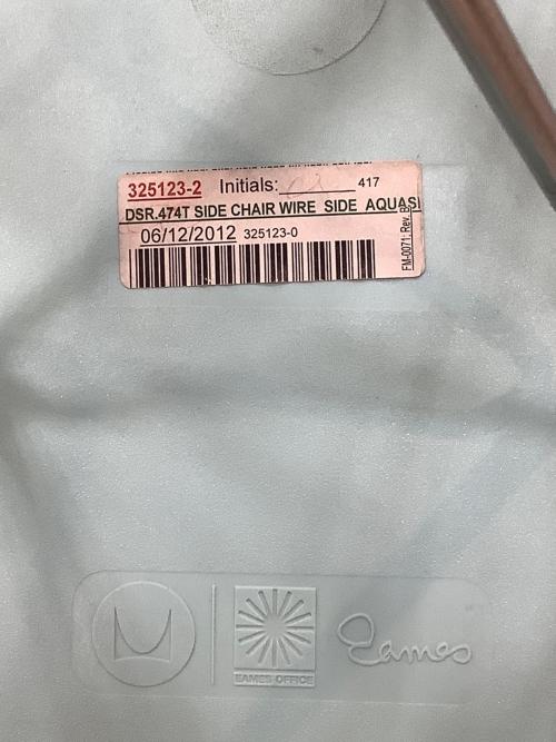 Herman Miller (ハーマンミラー) チェア 水色 116 シェルチェア 325123-2