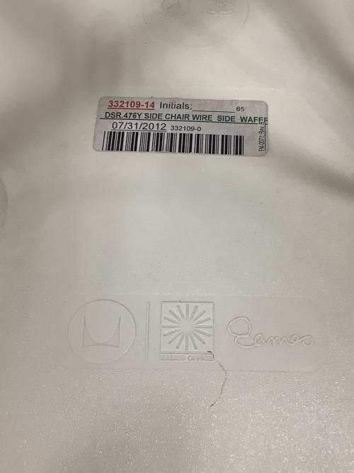 Herman Miller (ハーマンミラー) チェア ホワイト 116 シェルチェア