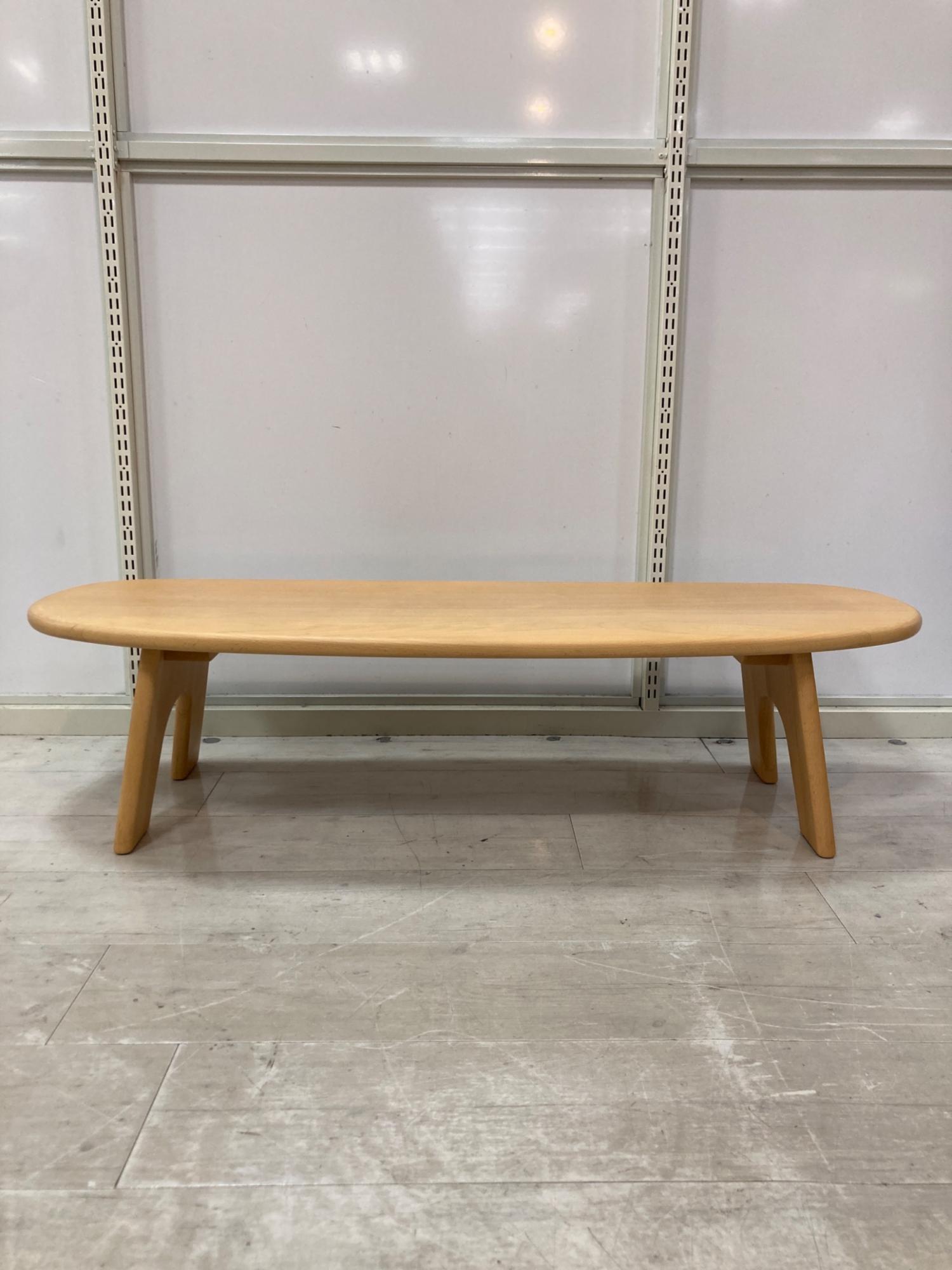 飛騨産業　ローテーブル 飛騨高山のメーカー飛騨産業(HIDA)のオーク無垢材 ローテーブル