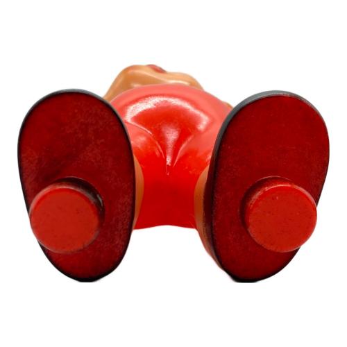 首振り不二家ペコちゃん人形 ヤケ・ベタ付有 31cm