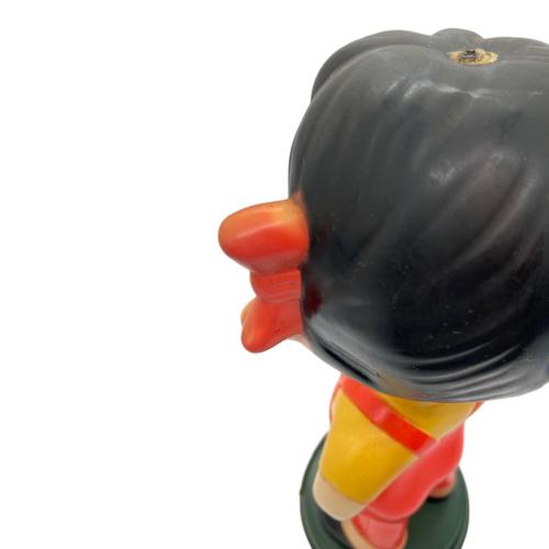 首振り不二家ペコちゃん人形 ヤケ・ベタ付有 31cm