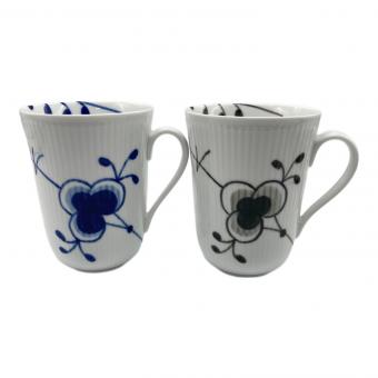 ROYAL COPENHAGEN (ロイヤル・コペンハーゲン) ペアマグカップ ブラックフルーテッド・メガ ペア