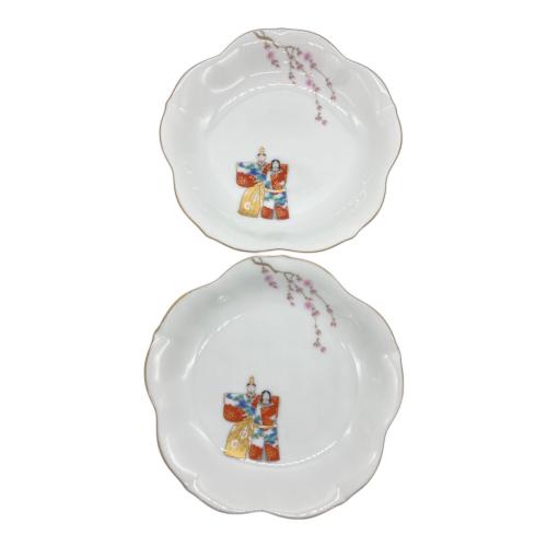 深川製磁 (フカガワセイジ) 桜型取皿揃 ひな人形 5Pセット