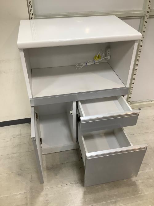 クラフトコガ キッチンカウンター ホワイト 1枚扉