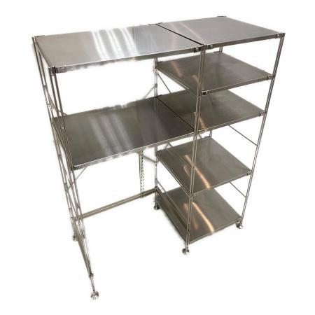 無印良品 (ムジルシリョウヒン) ステンレスユニットシェルフ シルバー