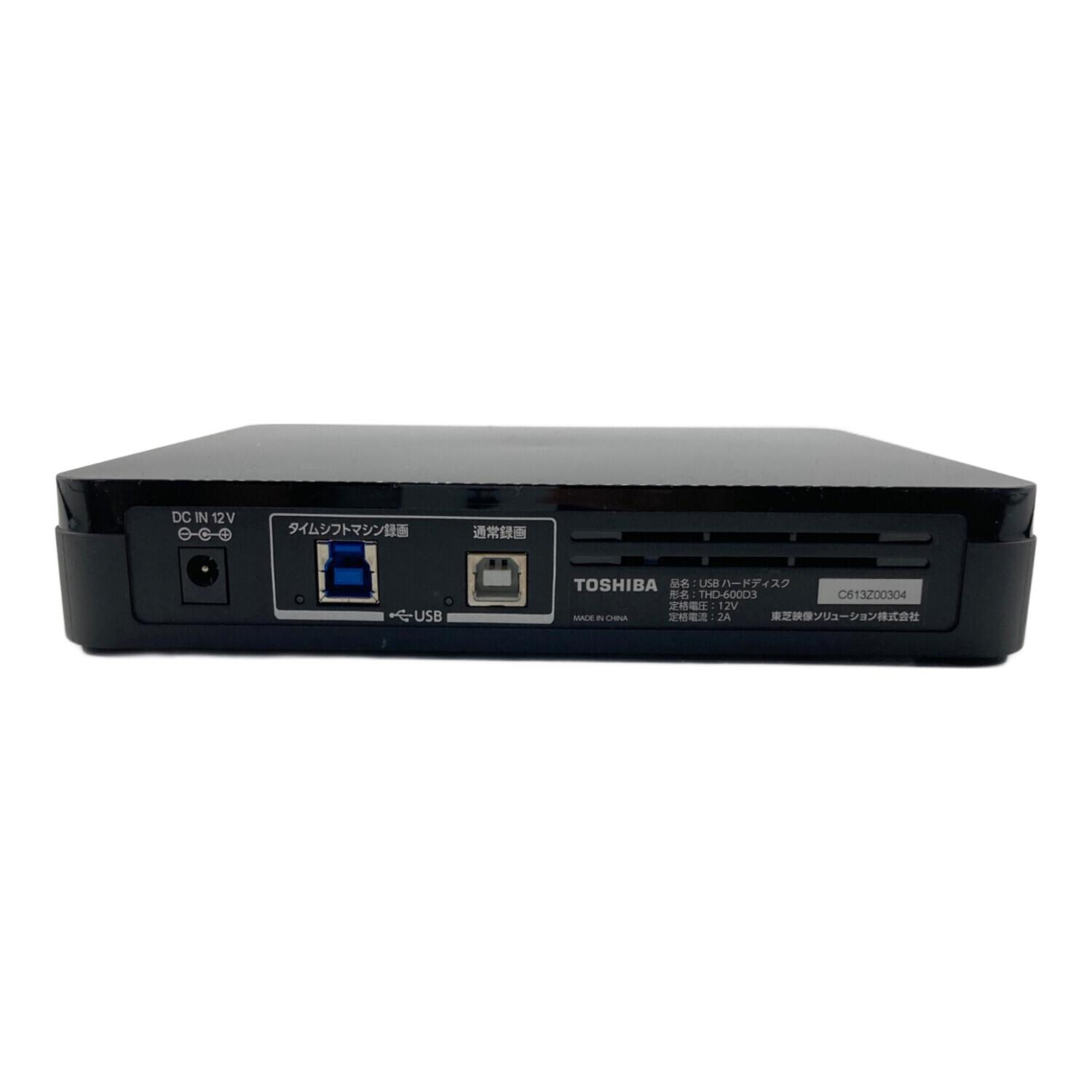 TOSHIBA (トウシバ) レグザ純正USBハードディスク THD-600D3