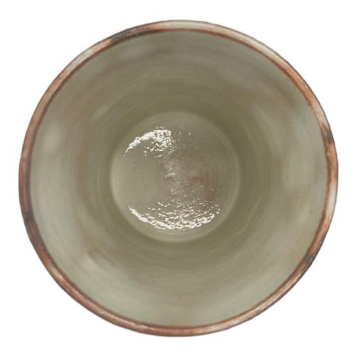 京焼 組湯呑み UKC837 粉引唐草 ペア