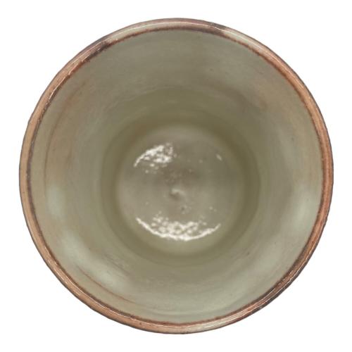 京焼 組湯呑み UKC837 粉引唐草 ペア