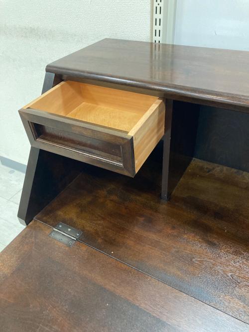 松本民芸家具 (マツモトミンゲイカグ) ライティングビューロー ブラウン 400849