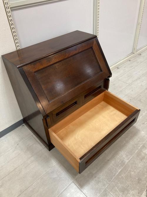 松本民芸家具 (マツモトミンゲイカグ) ライティングビューロー ブラウン 400849