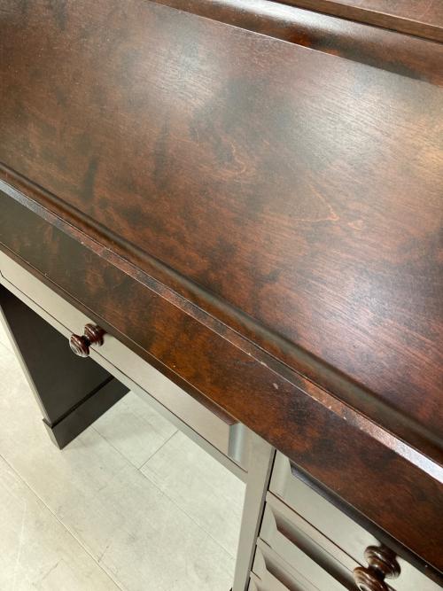 北海道民芸家具 (ホッカイドウミンゲイカグ) ライティングビューロー ブラウン