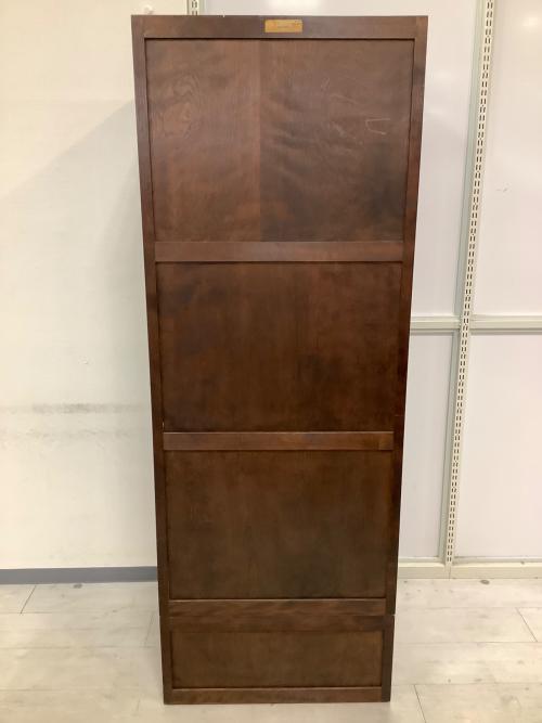 松本民芸家具 (マツモトミンゲイカグ) 洋タンス ブラウン 1枚扉・引出1段