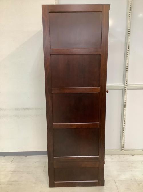 松本民芸家具 (マツモトミンゲイカグ) 洋タンス ブラウン 1枚扉・引出1段