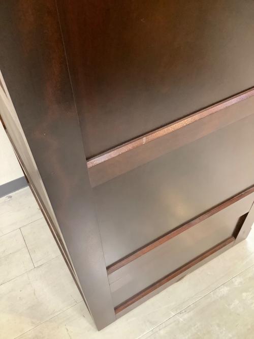 松本民芸家具 (マツモトミンゲイカグ) 洋タンス ブラウン 1枚扉・引出1段