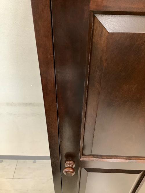 松本民芸家具 (マツモトミンゲイカグ) 洋タンス ブラウン 1枚扉・引出1段