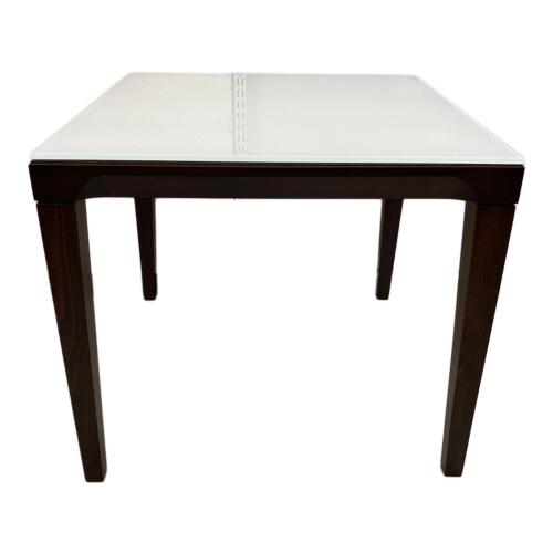 CALLIGARIS (カリガリス) ガラストップテーブル ホワイト