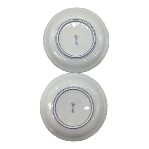 深川製磁 (フカガワセイジ) 銘々皿 菊結び 5Pセット