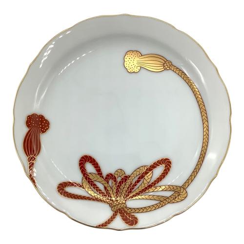 深川製磁 (フカガワセイジ) 銘々皿 菊結び 5Pセット