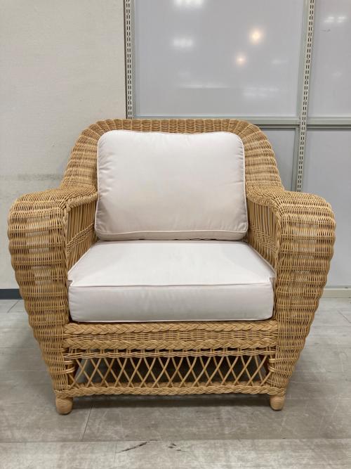 EICHHOLTZ ソファー ナチュラル×ホワイト Barbados