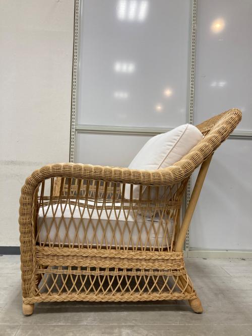 EICHHOLTZ ソファー ナチュラル×ホワイト Barbados