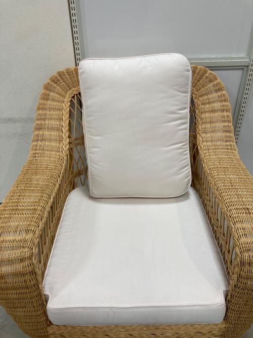 EICHHOLTZ ソファー ナチュラル×ホワイト Barbados