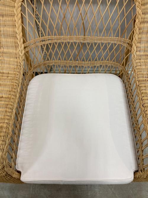 EICHHOLTZ ソファー ナチュラル×ホワイト Barbados