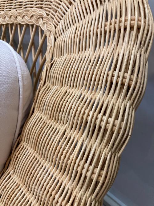 EICHHOLTZ ソファー ナチュラル×ホワイト Barbados