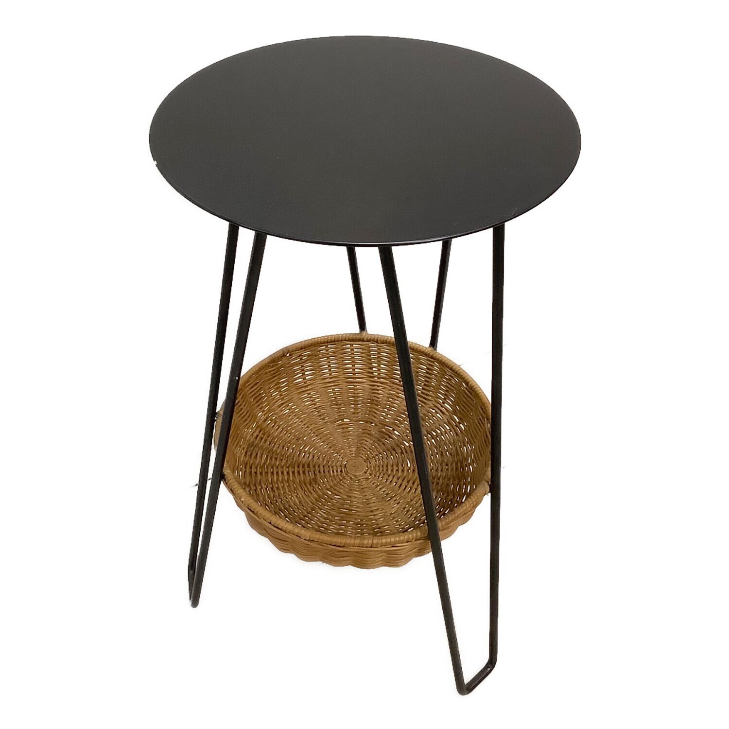 IDÉE イデ　無印良品　ワラビー サイドテーブル ブラック IDEE］WALLABY SIDE TABLE Black | 無印良品