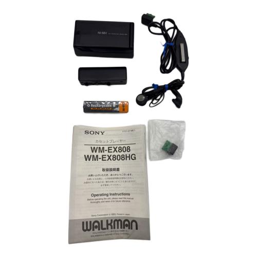 SONY (ソニー) カセットプレーヤー WM-EX808 ※ジャンク