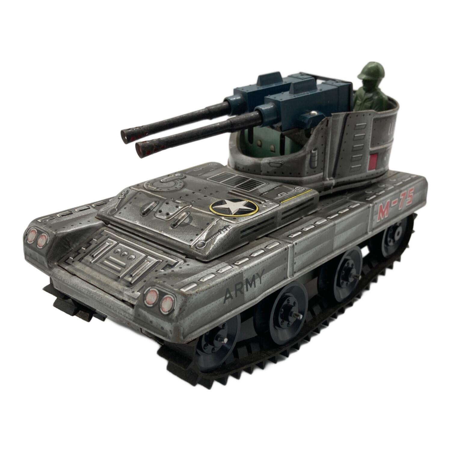大熊製作所 ブリキ戦車 M-75 ブリキトイ 内部変形有｜トレファクONLINE