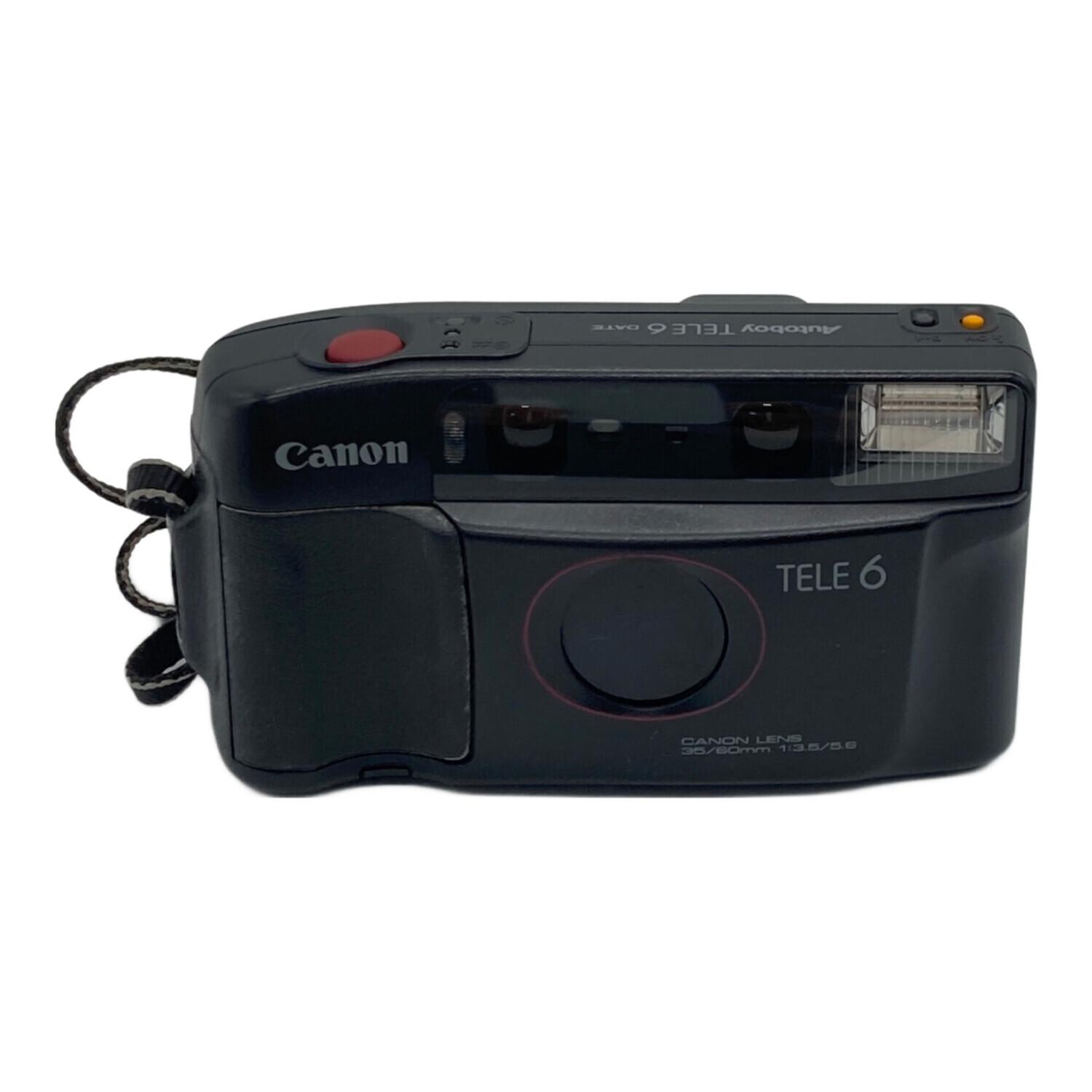 【動作確認済み】Canon TELE 6 フィルムカメラ CANON (キヤノン) フィルムカメラ TELE6 ※ジャンク評価のため、動作