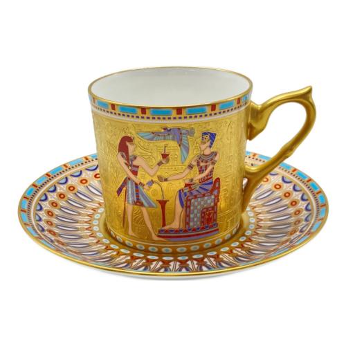 NARUMI (ナルミ) コーヒーカップ&ソーサー 古代エジプト Couronne de Muse