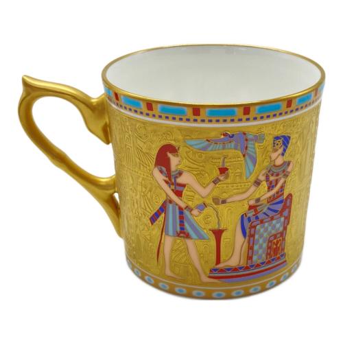 NARUMI (ナルミ) コーヒーカップ&ソーサー 古代エジプト Couronne de Muse