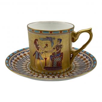 NARUMI (ナルミ) コーヒーカップ&ソーサー 古代エジプト Couronne de Muse