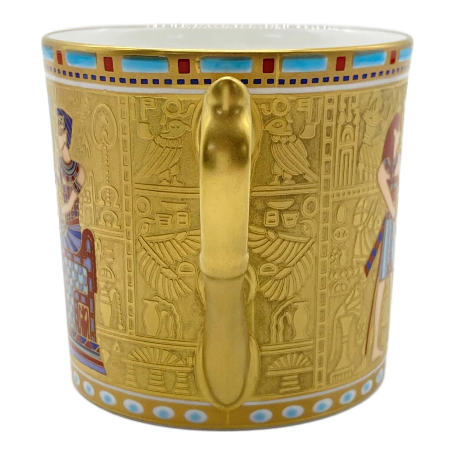 NARUMI (ナルミ) コーヒーカップ&ソーサー 古代エジプト Couronne de