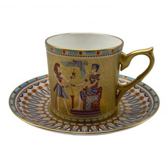 NARUMI (ナルミ) コーヒーカップ&ソーサー 古代エジプト Couronne de Muse