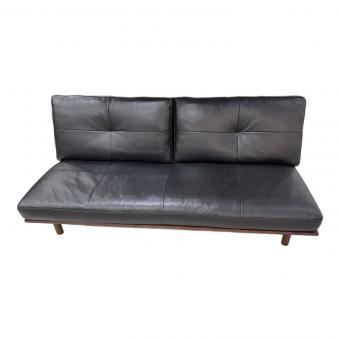 five by five (ファイブバイファイブ) 3人掛けソファー ブラック FLAD