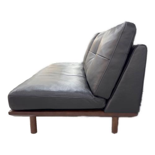 five by five (ファイブバイファイブ) 3人掛けソファー ブラック FLAD