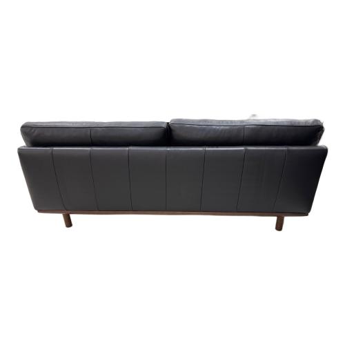 five by five (ファイブバイファイブ) 3人掛けソファー ブラック FLAD