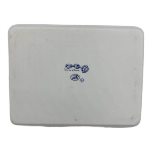 HERMES (エルメス) スクエアプレート 16cm×12cm シェーヌダンクル