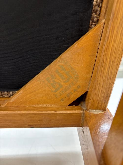 ダイニングチェアー アンティーク 194 ブラウン×グレー