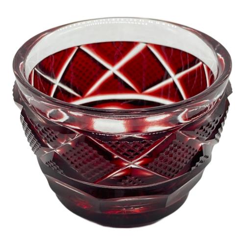 島津薩摩切子 (シマヅサツマキリコ) 薩摩切子 レッド 復元