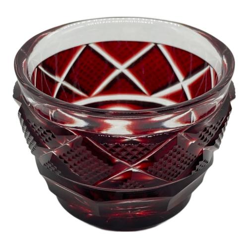 島津薩摩切子 (シマヅサツマキリコ) 薩摩切子 レッド 復元