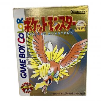 Nintendo (ニンテンドー) ポケットモンスター金 ゲームボーイ用ソフト ※動作未確認 -