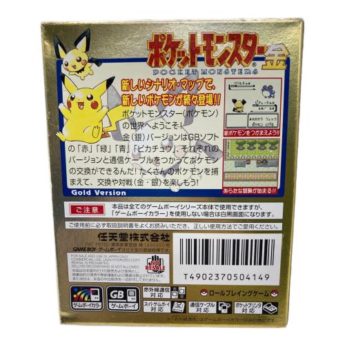 Nintendo (ニンテンドー) ポケットモンスター金 ゲームボーイ用ソフト ※動作未確認 -