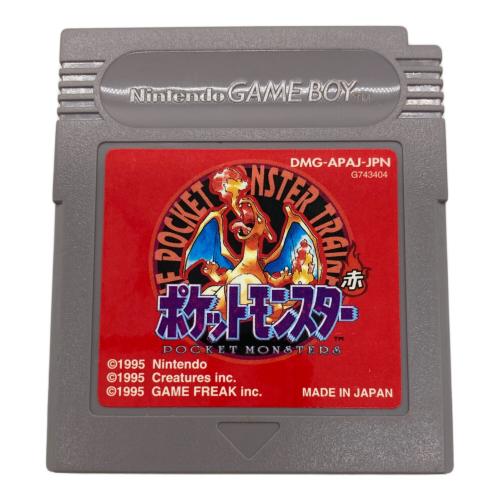 Nintendo (ニンテンドー) ポケットモンスター赤 ゲームボーイ用ソフト -