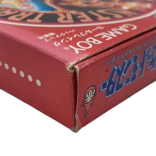 ポケットモンスター赤 ゲームボーイ用ソフト ※箱ダメージ有 -