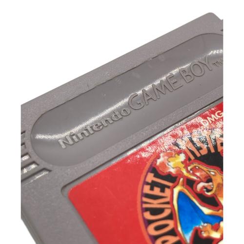 ポケットモンスター赤 ゲームボーイ用ソフト ※箱ダメージ有 -