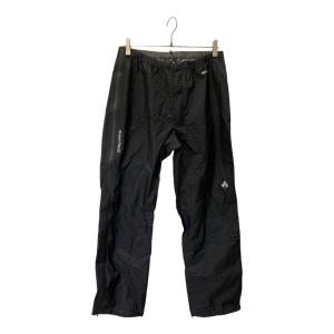 mont-bell (モンベル) ストームクルーザー フルジップパンツ 1128564 収納袋付 メンズ SIZE L ブラック
