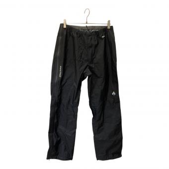 mont-bell (モンベル) ストームクルーザー フルジップパンツ 1128564 収納袋付 メンズ SIZE L ブラック